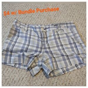 Maurice's Plaid Shorts